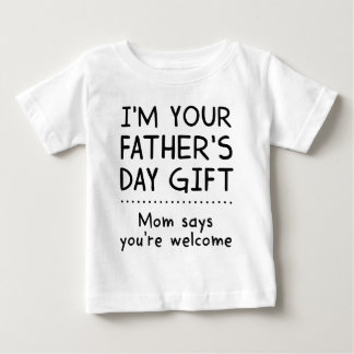 Camiseta Para Bebê Sou o teu Dia de os pais Presente Creeper