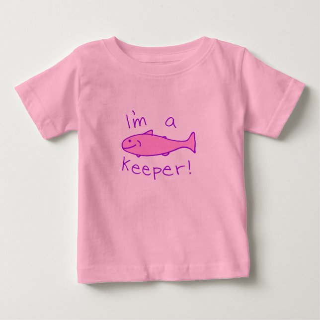 Camiseta Para Bebê Sou um Detetive (Rosa) (Frente)
