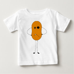 Camiseta Para Bebê Sr. Amendoim o monstro