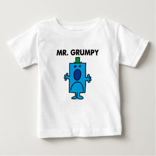 Camiseta Para Bebê Sr. Grumpy Rosto Congelado