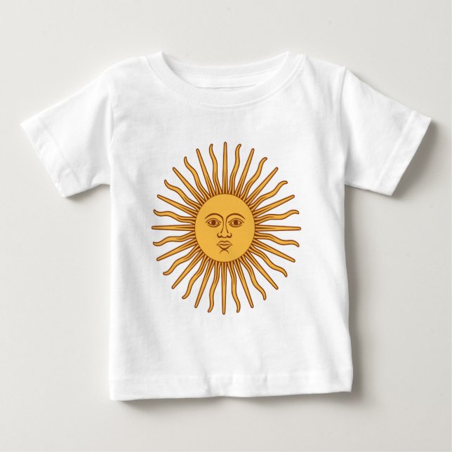 Camiseta Para Bebê Sr. Sun (Frente)