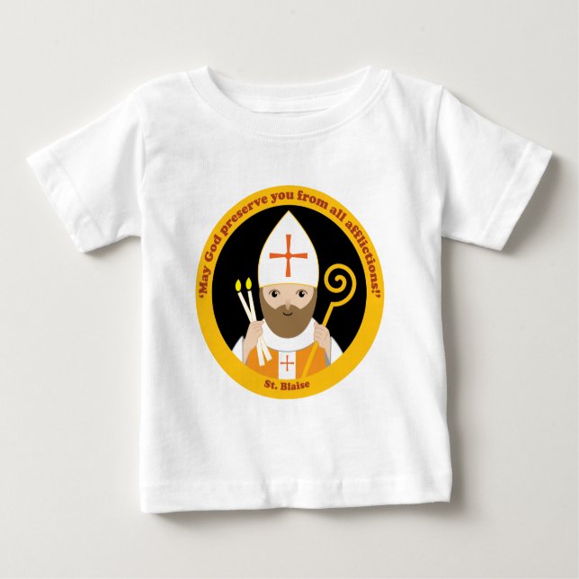 Camiseta Para Bebê St. Blaise (Frente)