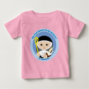 Camiseta Para Bebê St. Scholastica