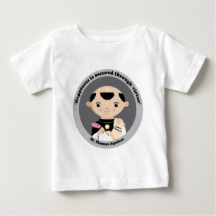 Camiseta Para Bebê St Thomas Aquinas