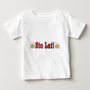 Camiseta Para Bebê Sto Lat! Com Perucas De Cerveja