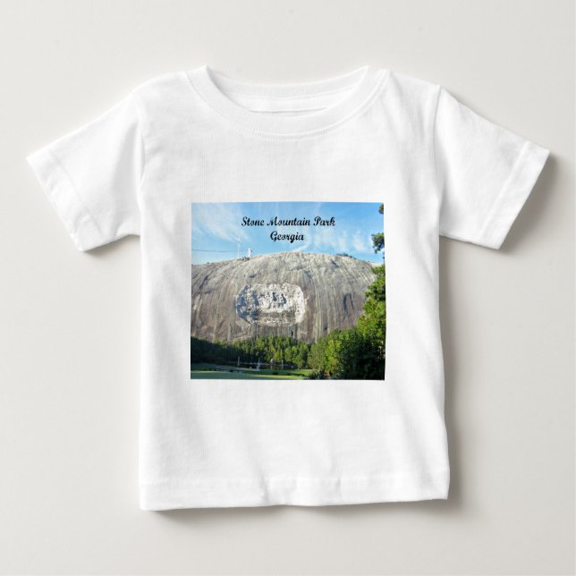 Camiseta Para Bebê Stone Mountain Park, Geórgia (Frente)