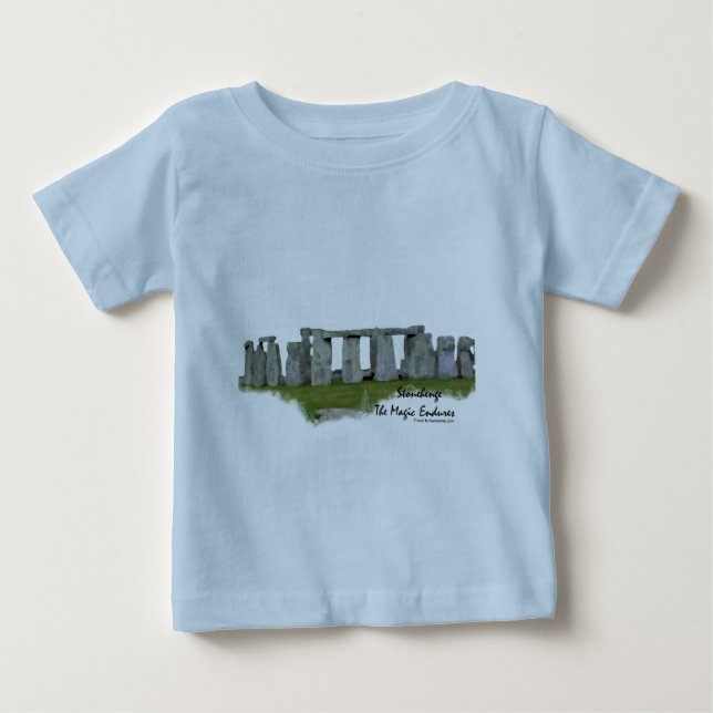 Camiseta Para Bebê Stonehenge (Frente)