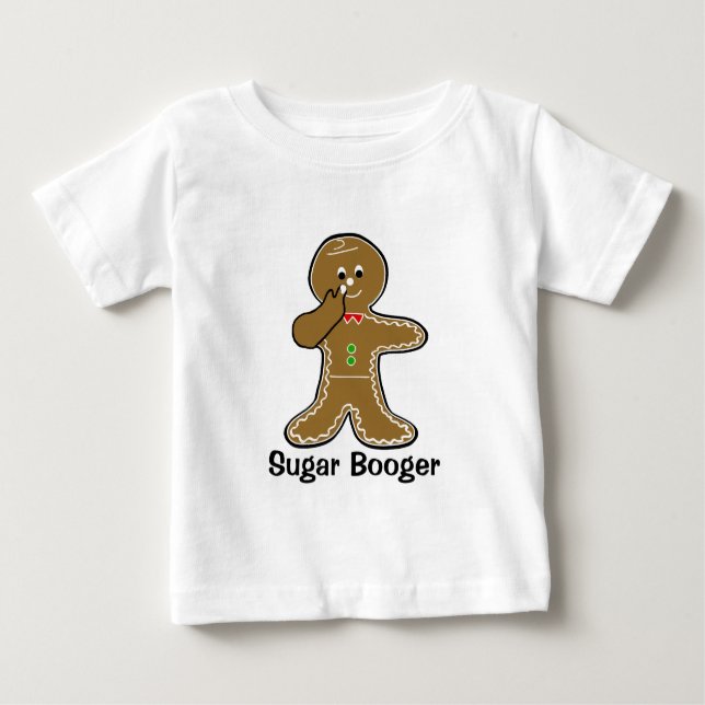 Camiseta Para Bebê Sugar Booger (Frente)