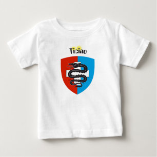 Camiseta Para Bebê Suíça Suisse Svizzera Svizra Switzerland alparga