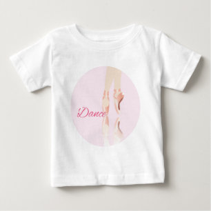 Camiseta Para Bebê Suspiros de Balé de dança