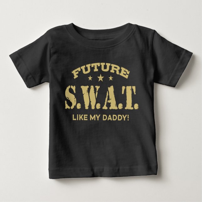 Camiseta Para Bebê Swap Futuro Como Meu Pai (Frente)
