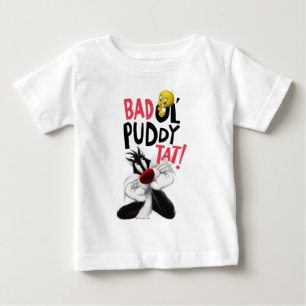 Camiseta Para Bebê SYLVESTER™ E TWEETY™- Velho Gato Malvado