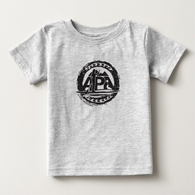 Camiseta Para Bebê T do selo dos miúdos (Frente)
