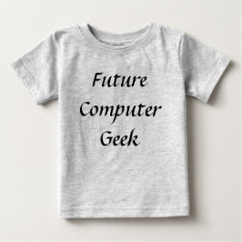 Camiseta Para Bebê T futuro da ciência das crianças da criança do