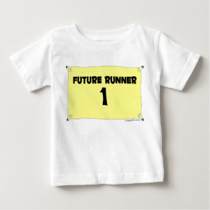 Camiseta Para Bebê T futuro da criança do corredor