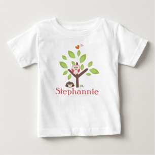 Camiseta Para Bebê T Shirt Criança Clothing Love and Nature Girl Wood