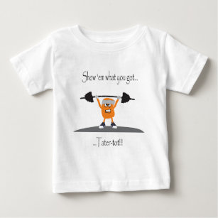 Camiseta Para Bebê Tater-Tufo-Pequeno