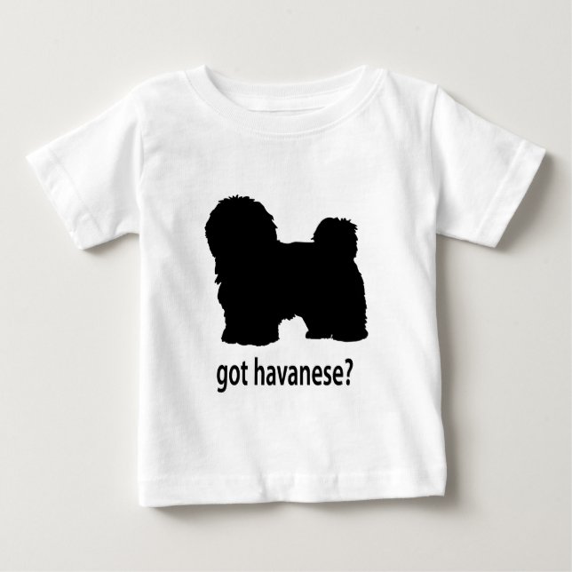 Camiseta Para Bebê Tem Havanês (Frente)