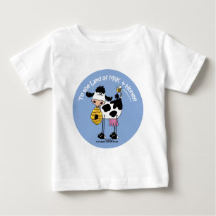 Camiseta Para Bebê Terra de Leite e Mel