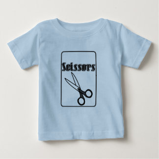 Camiseta Para Bebê Tesoura