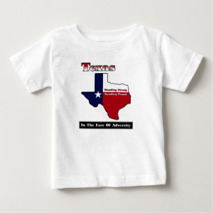 Camiseta Para Bebê Texas Standong Strong