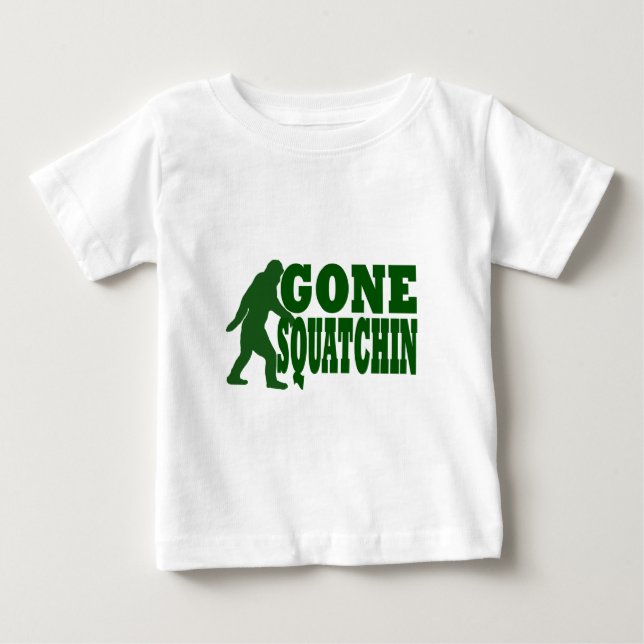 Camiseta Para Bebê Texto de slogan verde esguicho (Frente)