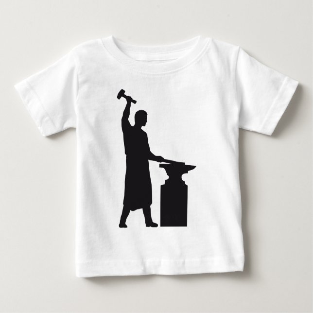 Camiseta Para Bebê The blacksmith (Frente)