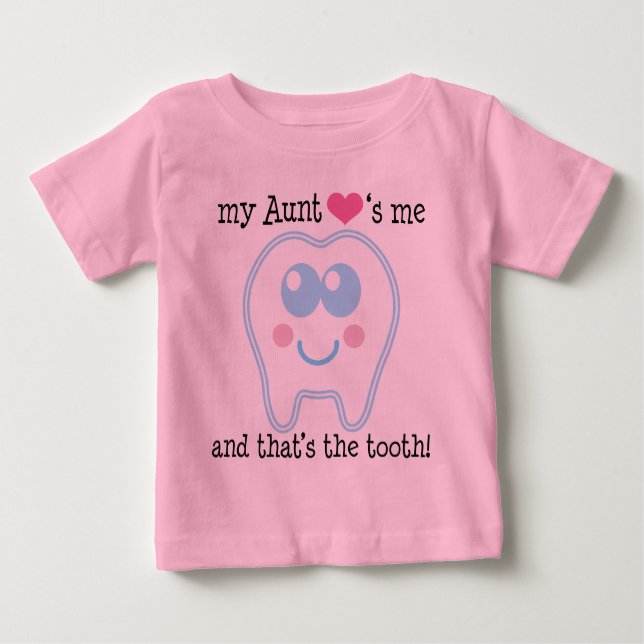 Camiseta Para Bebê Tia Amor Me (Frente)
