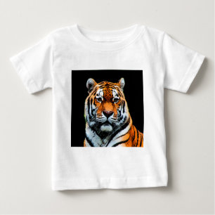 Camiseta Para Bebê Tiger Eyes Inspiration