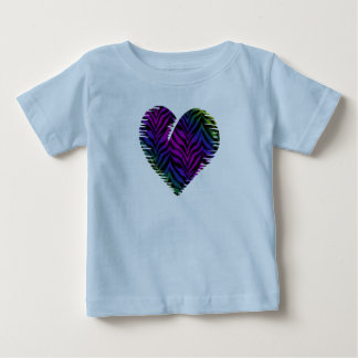 Camiseta Para Bebê Tiger Heart 1 Baby Clothing