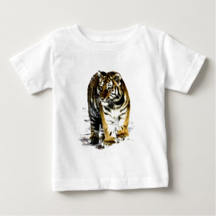 Camiseta Para Bebê Tigre