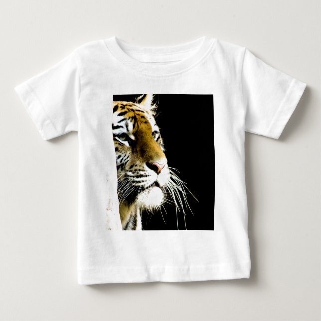 Camiseta Para Bebê Tigre (Frente)