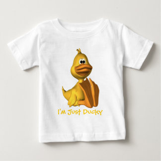 Camiseta Para Bebê Toddlers, eu sou apenas Ducky Long Sleeve