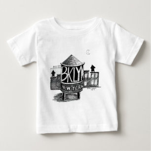Camiseta Para Bebê Torre de água de Brooklyn