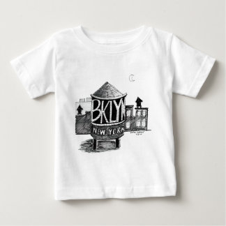 Camiseta Para Bebê Torre de água de Brooklyn