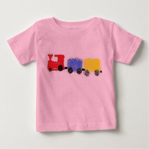 Camiseta Para Bebê Trem bonito de Choo-Choo