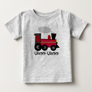 Camiseta Para Bebê Trem de Choo Choo