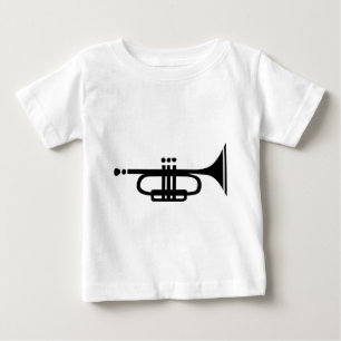 Camiseta Para Bebê trompete
