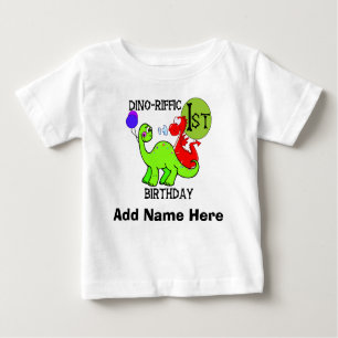 Camiseta Para Bebê Tshirt personalizado do primeiro aniversario do