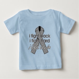 Camiseta Para Bebê Tumor cerebral Eu Luto De Volta