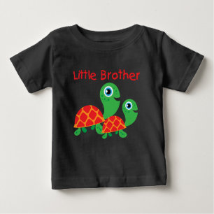 Camiseta Para Bebê Turtles Little Brother