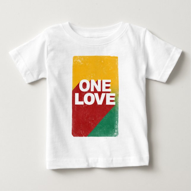 Camiseta Para Bebê Um Poster de amor (Frente)