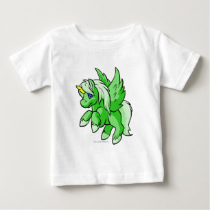 Camiseta Para Bebê Uni verde