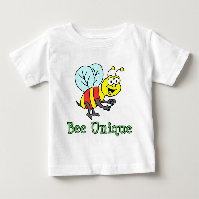 Camiseta Para Bebê Única Bee (Frente)