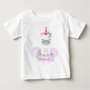 Camiseta Para Bebê Unicórnio Mágico