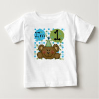Urso de ursinho eu sou um primeiro aniversário