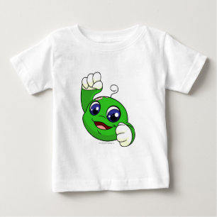 Camiseta Para Bebê Verde de Kiko