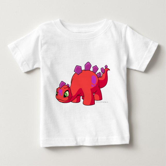Camiseta Para Bebê Vermelho de Chomby (Frente)
