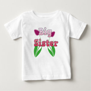 Camiseta Para Bebê Vestido de lançamento da Big Sister