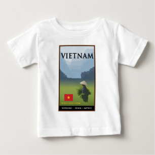 Camiseta Para Bebê Vietnam